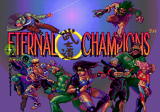 Eternal Champions (USA) Title Screen